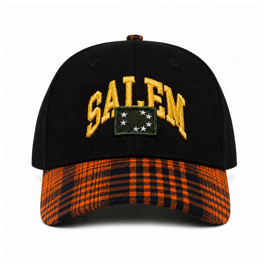 Plaid Hat (Orange) - $45